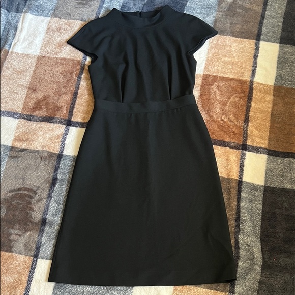 Piazza Sempione Black Cap Sleeve Dress - Picture 3 of 7